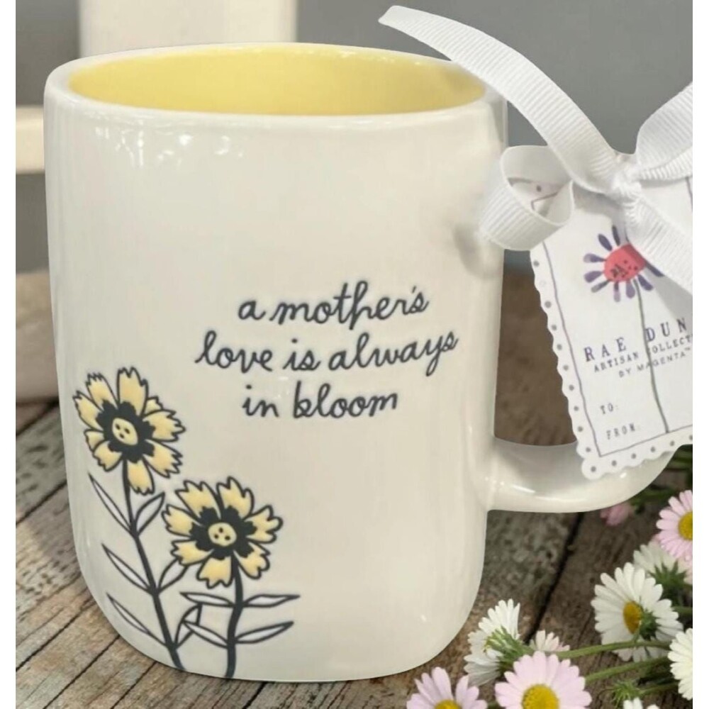 Rae Dunn Mother’s Day Mug | Ceramic Coffee Cup |Farmhouse Style Motherhood Mug